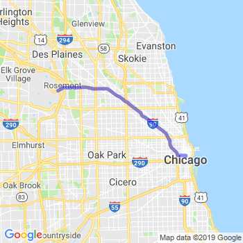 Travel from Chicago Loop to O'Hare airport Car service to O'Hare airport (ORD)