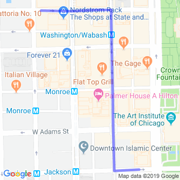 Travel from Chicago Loop to Chicago Loop Car service to Chicago Loop