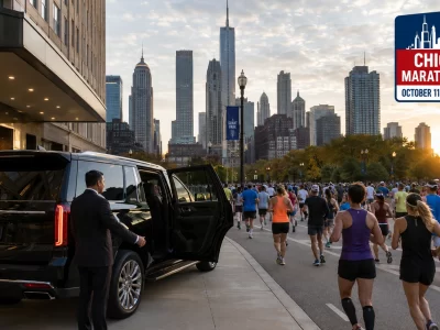 Chicago Marathon 2026 transportation near Grant Park
