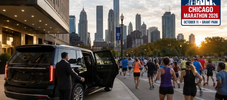 Chicago Marathon 2026 transportation near Grant Park