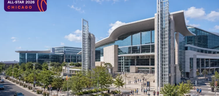 McCormick Place during WNBA All-Star Weekend 2026 in Chicago