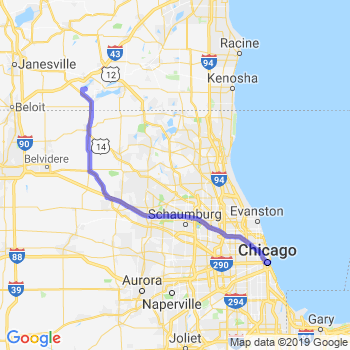 Travel from Lake Delavan to Chicago Loop Car service to Chicago Loop