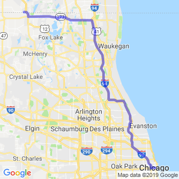 Travel from Genoa City to Chicago Loop Car service to Chicago Loop