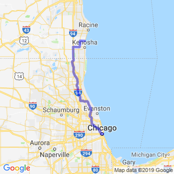 Travel from Kenosha to Chicago Loop Car service to Chicago Loop
