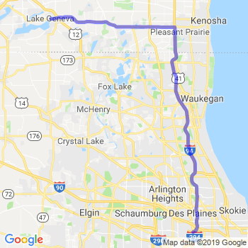 Travel from Lake Geneva to O'Hare airport Car service to O'Hare airport (ORD)
