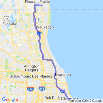 Travel from Pleasant Prairie to Chicago Loop Car service to Chicago Loop