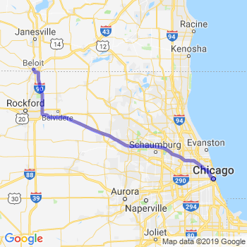 Travel from Beloit to Chicago Loop Car service to Chicago Loop