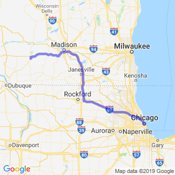 Travel from Dodgeville to Chicago Loop Car service to Chicago Loop