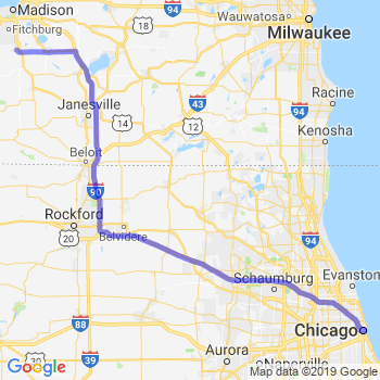 Travel from Oregon to Chicago Loop Car service to Chicago Loop