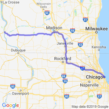 Travel from Prairie Du Chien to Chicago Loop Car service to Chicago Loop