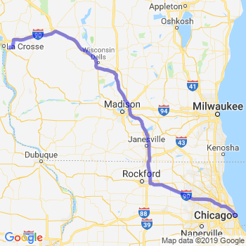 Travel from La Crosse to Chicago Loop Car service to Chicago Loop
