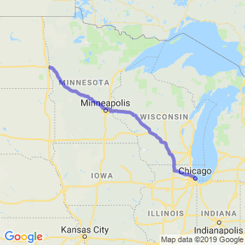 Travel from Moorhead to Chicago Loop Car service to Chicago Loop